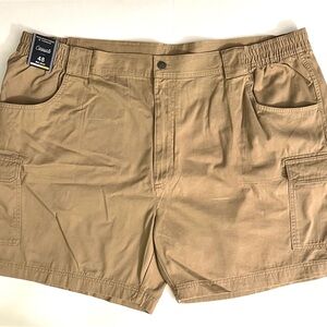 Men’s Size 48” Cargo Shorts Roundtree & Yorke Classic Fit Stretch w/6 pockets